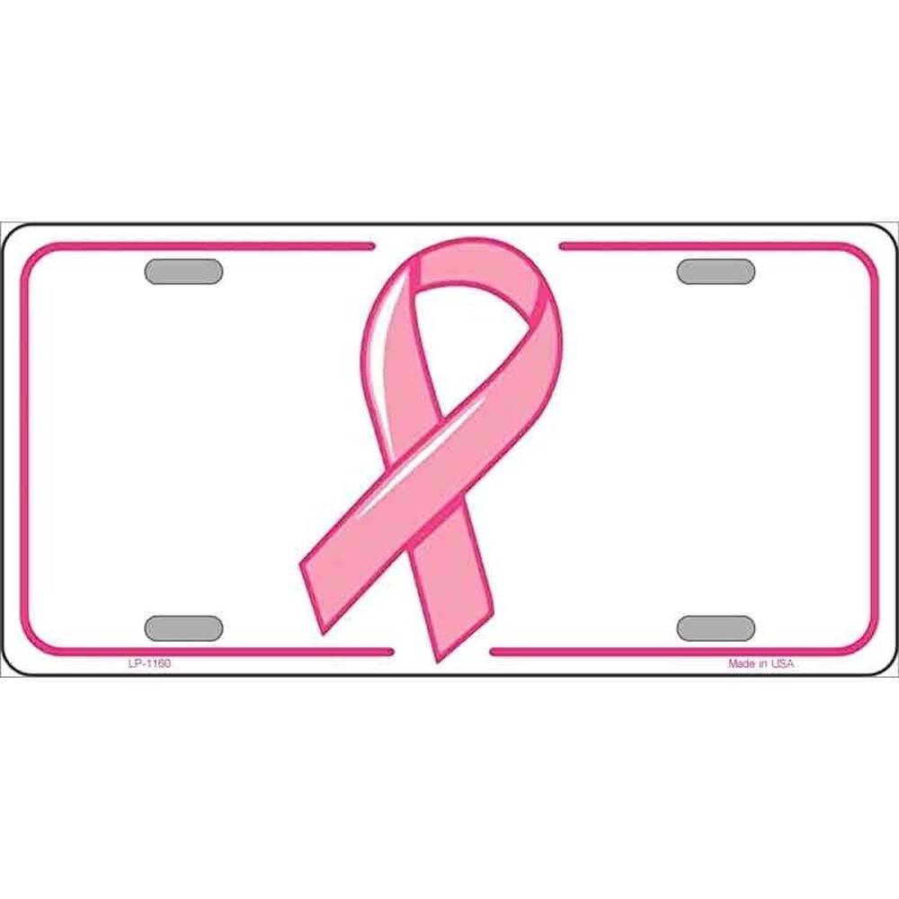 Pink Breast Cancer Ribbon Metal Novelty License Plate eBay Motors:Parts & Accessories:Car & Truck Parts & Accessories:Exterior Parts & Accessories:License Plates & Frames Style Your Walls